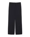 Max Mara Straight Casual Pants In Black