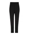 Max Mara Straight Casual Pants In Black