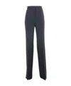 Max Mara Straight Casual Pants In Black