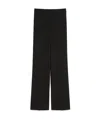 Max Mara Wool Tuxedo Trousers In Black