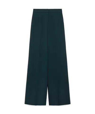 Max Mara Straight Casual Pants In Black