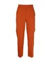 Max Mara Straight Casual Pants In Brown