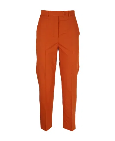 Max Mara Straight Casual Pants In Brown