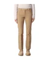 Max Mara Straight Casual Pants In Nude