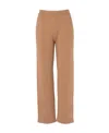 Max Mara Straight Casual Pants In Pink