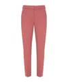 Max Mara Straight Casual Pants In Pink