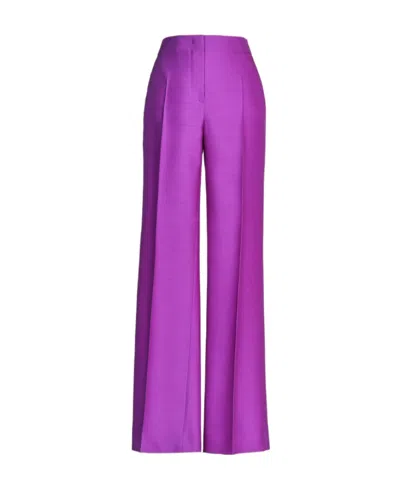 Max Mara Straight Casual Pants In Red