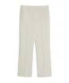 Max Mara Straight Casual Pants In White