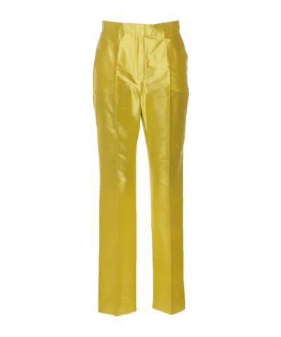 MAX MARA MAX MARA STUDIO HIGH WAISTED STRAIGHT LEG TROUSERS