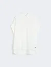 Max Mara Straight-fit Cotton Poplin Shirt In White