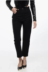 Max Mara Straight Fit Denims With Rhinestone Application