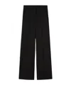 Max Mara Long Wide-leg Trousers With Tailored Fit And Side Pockets