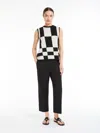 MAX MARA STRAIGHT-FIT LINEN AND COTTON TROUSERS