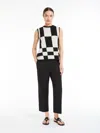Max Mara Black Triacetate Blend Trousers In Black