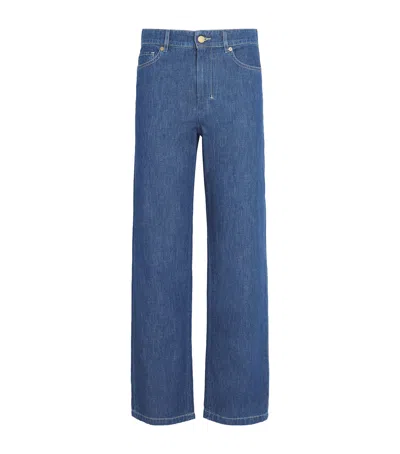 Max Mara Straight Jeans In Blue