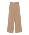 Max Mara High-waist Trousers In Virgin Wool