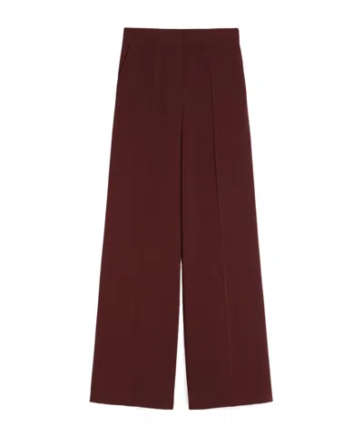 Max Mara Straight-leg Casual Pants In Brown