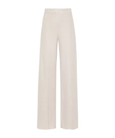 Max Mara Straight-leg Casual Pants In Beige
