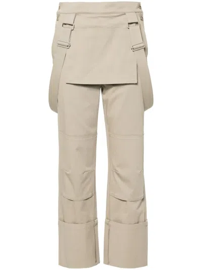 Max Mara Straight-leg Overalls In Green