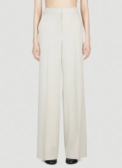 Max Mara Straight Leg Pants In Cream