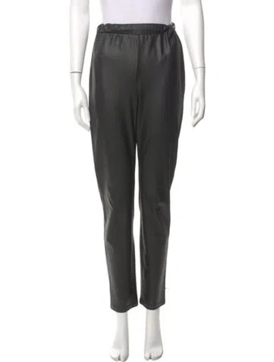Pre-owned Max Mara Straight Leg Pants In Black