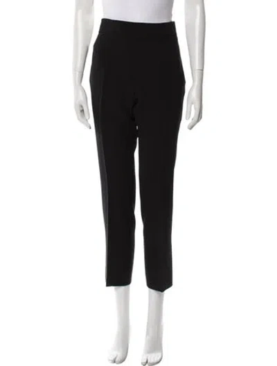 Pre-owned Max Mara Straight Leg Pants In Black