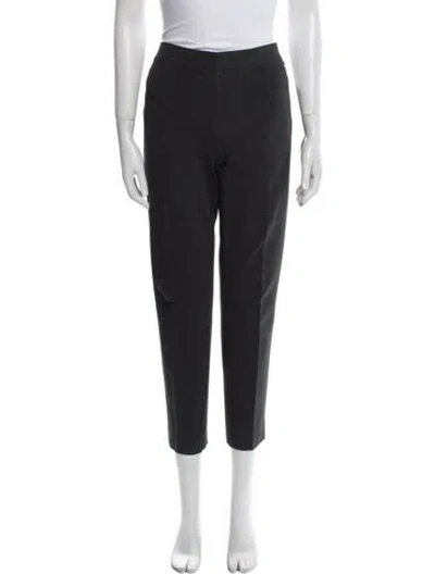 Pre-owned Max Mara Straight Leg Pants In Black