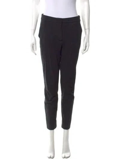 Pre-owned Max Mara Straight Leg Pants In Black
