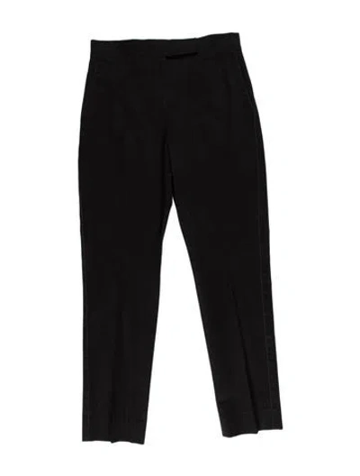 Pre-owned Max Mara Straight Leg Pants In Black