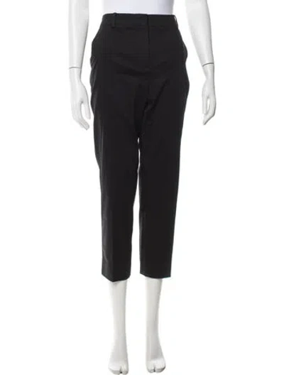 Pre-owned Max Mara Straight Leg Pants In Black