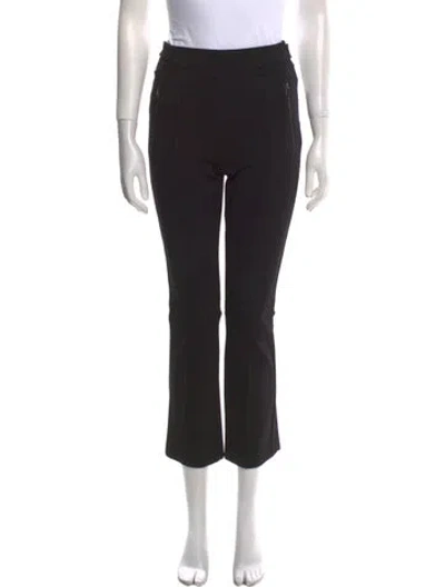 Pre-owned Max Mara Straight Leg Pants In Black