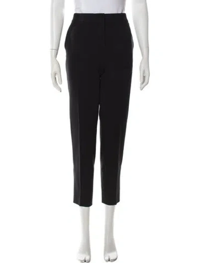 Pre-owned Max Mara Straight Leg Pants In Black/white
