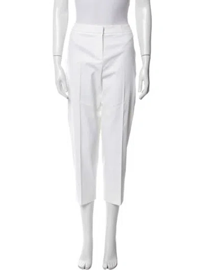 Pre-owned Max Mara Straight Leg Pants In Blue