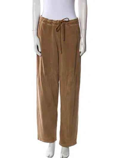 Pre-owned Max Mara Straight Leg Pants In Blue