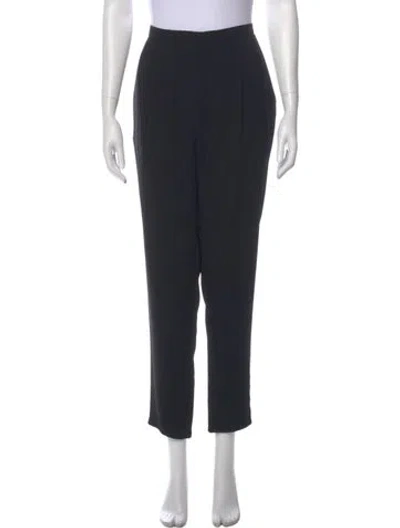 Pre-owned Max Mara Straight Leg Pants In Blue