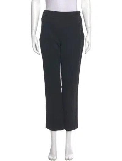 Pre-owned Max Mara Straight Leg Pants In Blue