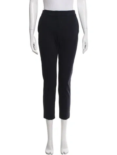 Pre-owned Max Mara Straight Leg Pants In Blue