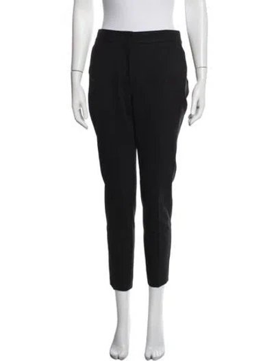 Pre-owned Max Mara Straight Leg Pants In Blue