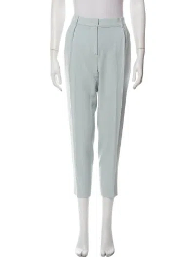 Pre-owned Max Mara Straight Leg Pants In Blue