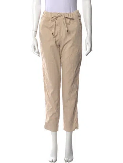 Pre-owned Max Mara Straight Leg Pants In Brown