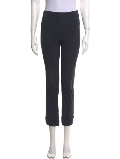 Pre-owned Max Mara Straight Leg Pants In Brown