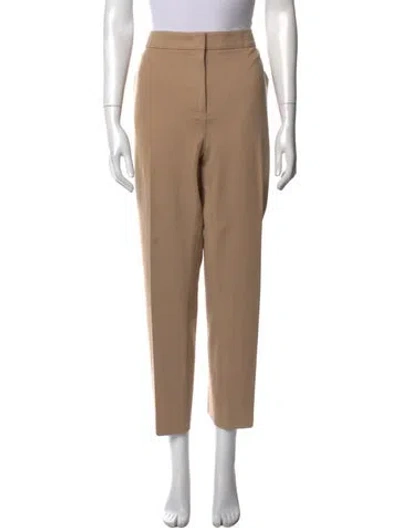 Pre-owned Max Mara Straight Leg Pants In Brown
