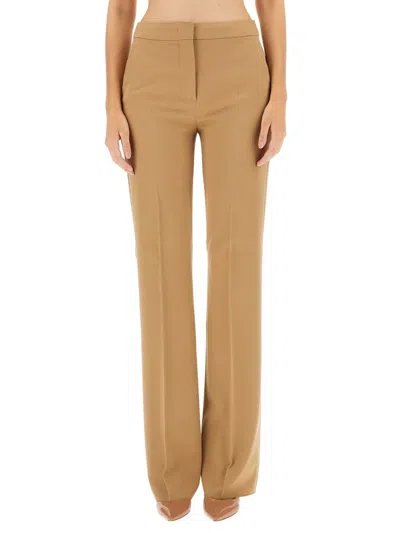 Max Mara Straight Leg Pants In Brown
