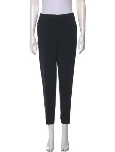 Pre-owned Max Mara Straight Leg Pants In Gray