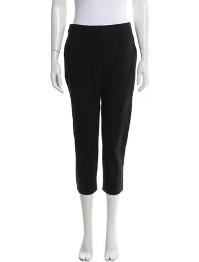 Pre-owned Max Mara Straight Leg Pants In Gray