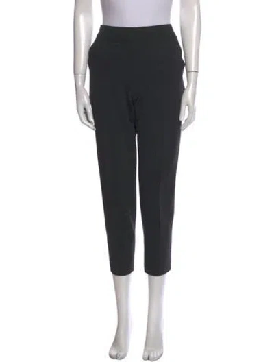 Pre-owned Max Mara Straight Leg Pants In Gray