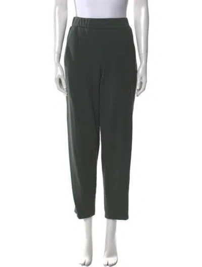 Pre-owned Max Mara Straight Leg Pants In Gray