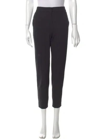 Pre-owned Max Mara Straight Leg Pants In Gray