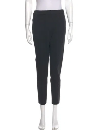 Pre-owned Max Mara Straight Leg Pants In Gray