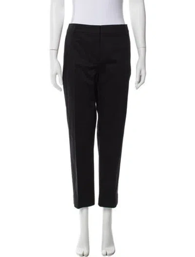 Pre-owned Max Mara Straight Leg Pants In Gray